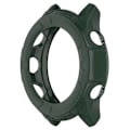 Miniatyrbild 5 av 5: Kompatibel För Garmin Forerunner 255 Mjukt TPU Klockskydd Utskuren Design Anti-Repor Skyddande Ram Green