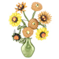 Miniatyrbillede 1 af 5: Solsikke Broche Revers Nål Plante Vase Blomst Simple Brocher Tilbehør til Kvinder