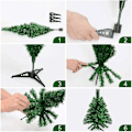 Miniatyrbilde 3 av 5: 30CM Mini Juletre, 30cm Kunstig Juletre, Lite Juletre med Lys, DIY Mini Juletre, Miniatyr Juletre, Lite T
