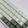 Miniatyrbillede 3 af 5: Matcha Grønne Japansk Stil Keycaps 123 Taster XDA Profil Sublimering PBT Keycaps Personliggørelse DIY Matcha Japanese Pack by paper box