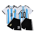 Pikkukuva 1 / 5: 3-13 -vuotiaiden lasten jalkapallovaatesetti Messi Ronaldo NO.10/7 treenivaatteet M Classic 5-6T 18