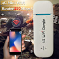Miniatyrbilde 5 av 5: 4G WiFi Router USB Dongle 150Mbps Modem Stick Mobil Trådløs Wifi Internett Skatt Bærbar Hotspot
