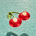 Miniatyrbild 4 av 5: 8 st Flytande Uppblåsbar Mugg Hållare Pool Dryck Uppblåsbar Ring Pool Dubbel Mun