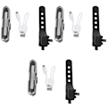 Miniatyrbillede 1 af 5: 3X Cykel Baglygte Ultralys Cykellygte USB Genopladelig LED Cykel Baglygte 5 Lystilstande Hea