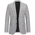 Miniatyrbilde 1 av 2: Uformell blazer for menn, jakke med to knapper Light Grey M