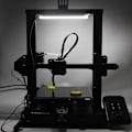 Miniatyrbild 3 av 5: Uppgradering 24V 4.5W Vit LED-ljusramp för 3D-skrivare Parter 3/Ender3 Pro /3V2/5,-10/10S Nattlampa