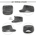 Miniatyrbild 3 av 4: Flat Top Keps Retro Baseball Keps Armékeps ArmyGreen