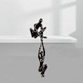 Miniatyrbild 5 av 5: Heminredning Resin Skulptur Ornament Par Figurin Man Lyfter Kvinna