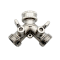 Miniatyrbilde 1 av 5: 3/4 2-veis kraftig hageslange splitter Y-splitter grep stengeventiler for vannkran, utløp, Sp