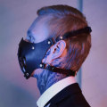 Pikkukuva 2 / 5: Miesten seksikäs pupunaamio seksileikkeihin, cosplay-nahkanaamio, vedenpitävä naamio Halloween-juhliin, naamiaiset, punk-tyylinen aikuisten peli, karnevaalijuhlat, rajoitukset White