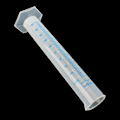 Miniatyrbild 1 av 5: 500ml Mätcylinder Plast Graderad Laboratorieprovning Vätskerör Het