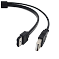 Miniatyrbilde 2 av 4: 2,5 tommers harddisk SATA 22Pin til eSATA Data USB-drevet kabeladapter for optimalisert for SSD