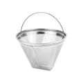 Miniatyrbillede 1 af 5: Kaffefilter Kaffemaskine Genanvendelig Rustfrit Stål 4 Kegle Kaffefiltre til Ninja Kaffemaskine, A