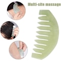Miniatyrbild 2 av 5: Jade Sten Massagekam Traditionell Naturlig Jade Massager Akupunktur Huvudterapi Triggerpunktsbehandling