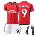 Miniatyrbillede 1 af 4: 24 Manchester United Red Devils hjemme fodbolddragt sæt nr. 10 Rashford 21 Anthony 25 Sancho B gebyr trøje NO.9 MARTIAL 16