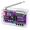Miniatyrbilde 1 av 5: Ny -017B DIY FM Radio Elektronisk Kit Justerbar Frekvens 87-108MHz Digital Display DIY Lodding P