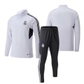 Miniatyrbilde 1 av 2: 23 ny Real Madrid fotball treningstrøye langermet voksen ståkrage halv-glidelås dress høst og vinter trøye Real Madrid L [height: 165-170cm]]