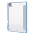 Miniatyrbilde 4 av 5: Kompatibel for iPad Pro 12.9-tommer (2021)/(2020)/(2018) Nettbrettveske Auto Wake/Sleep Origami Stativ PU-Lær + Akryl Deksel Azure