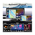 Miniatyrbillede 4 af 5: Bærbar Dash Mount Carplay Skærm 7\" Touch Screen, GPS Navigation, Bluetooth Bil Stereo Radio Boris