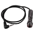Miniatyrbild 4 av 5: 3X Akustisk Gitarr Piezo Pickup Endpin Jack Adapter med Stereo Instrumentkabel