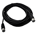 Miniatyrbillede 4 af 5: 8-polet DIN Han til Han Højttaler Audiokabel Adapter til Overvågning, Biler, Computere, TV