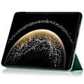 Miniatyrbild 3 av 5: Kompatibelt fodral för Huawei MatePad Pro 13.2 (2025) PU Läder TPU Baksida Trefaldigt Ställ Tablet Skydd Green