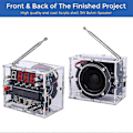 Miniatyrbilde 2 av 5: DIY FM Digital Radio Kit Justerbar Trådløs Mottaker 87-108mhz Radio Modul DIY Kits For Lodding