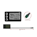 Miniatyrbillede 5 af 5: LCD-S866 Elektrisk Cykel LCD Display Meter 24V 36V 48V E-cykel Kontrolpanel med Vandtæt Stik Ebik