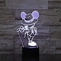 Pikkukuva 2 / 5: Usb 3D Led Yövalo Lapsille Lasten Lahja Vauvan Yölamppu Tanssiva Michael Jackson Makuuhuoneen Pöytälamppu, Kaukosäädin