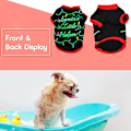 Miniatyrbillede 4 af 5: Sjov Juleferie Hund Kat Kæledyr T-shirts Tanktoppe Blødt Tøj Til Små Hunde Og Katte Til Jul XS