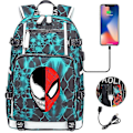 Miniatyrbilde 1 av 4: Venom Mote Trykt USB Ungdomsskolesekk (1-11) Color-14