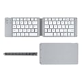 Miniatyrbilde 4 av 5: Dobbel Sammenleggbar Trådløst Bluetooth-tastatur for Nettbrett, A
