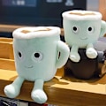Miniatyrbild 5 av 5: Latte Plyschleksak, Mjuk Kaffekoppsdocka, Mjuk Fluffig Leksak för Vänner - Alla Åldrar och Tillfällen