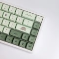 Miniatyrbillede 4 af 5: Matcha Grønne Japansk Stil Keycaps 123 Taster XDA Profil Sublimering PBT Keycaps Personliggørelse DIY Matcha Japanese Pack by plastic bag