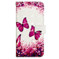 Miniatyrbillede 5 af 5: Kompatibel med Samsung Galaxy A34 5G YB Mønster Print Læder Serie-2 PU Læder 3D Mønster Print Støtteben Anti-ridse P