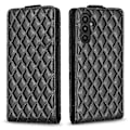 Miniatyrbillede 1 af 5: BF30 Kompatibel til Samsung Galaxy A35 5G Etui Kortholder Vertikal Flip Læder Cover Black