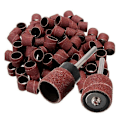 Miniatyrbild 1 av 4: 100 stycken 1/2 tum polerad sandpappersring Polering Sliptejp i kiselkarbid + 2 stycken x