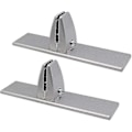 Miniatyrbild 1 av 4: 2-pack Skrivbordsavdelare Klämmor Med Monteringsskruvar, Skärm för Sekretess på Skrivbordet i Aluminiumlegering För Kontorspartition (silver) Bäst