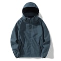 Miniatyrbilde 1 av 5: Kamuflasjemønstret hettejakke for menn, vanntett, løs passform, vår, unisex yttertøy Green Asian-XXL