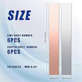 Miniatyrbillede 5 af 5: 12 stk. 99,9% Ren Kobber Zink Anode Plade, Offer Metal Elektrode Strips 0,04\" Tyk x 0,98\" Bred