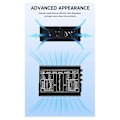 Miniatyrbillede 5 af 5: Bilforstærker DC 12V Hi-Fi Booster Audio Stereo Digital Sound Processorer 4x60W til Android Lossless