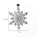 Miniatyrbilde 3 av 5: Julepynt Anheng Hengende Metall Ornamenter Julenissen Snøfnugg Juletre Snømann Dyr Krans Juleutstyr style 11