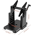 Miniatyrbillede 3 af 5: Ekstern Holder, 2 i 1 Fanfold Stak Papirholder til Termisk Bordprinter