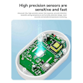 Miniatyrbild 2 av 5: 4-i-1 Luftkvalitetsmätare Gas CO Alarm Temperatur- och Fuktighetsdetektor med LCD-display för Inomhusbruk Kontor (EU)