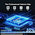 Miniatyrbild 2 av 5: 2 i 1 Trådbunden till Trådlös CarPlay Adapter Android Auto TV Box Adapter Mirrorlink Bluetooth 5.0 för Ca