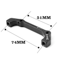 Pikkukuva 4 / 5: 5X Levyjarrusatulan Kiinnikeadapteri Is/Post Etu 180mm Taka 160mm