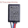 Miniatyrbillede 1 af 5: Ld-600s Indbygget 3-vejs Fingerberøringsdæmper Tænd/sluk-kontakt US EU Hfmqv