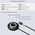 Miniatyrbild 3 av 5: Dator Skrivbord Switch PC Moderkort Strömförlängningskabel Switch Extern Strömbrytare Skrivbord