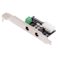 Miniatyrbild 1 av 5: 1-till-4 DC 12V 5V Strömkortsutgång Strömsystem med PCI-E-fäste
