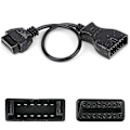 Pikkukuva 1 / 5: 12-nastainen OBD1 - OBD2 16-nastainen adapterikaapeli